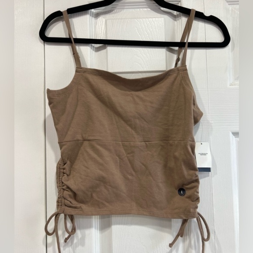 NWT Hollister cropped tank top with scrunchy tie sides